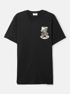 T-shirt z nadrukiem Moschino