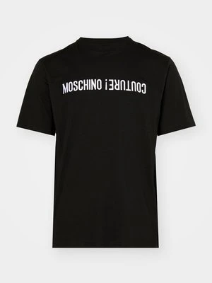 T-shirt z nadrukiem Moschino