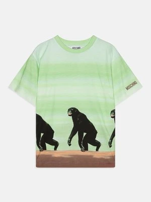 T-shirt z nadrukiem Moschino