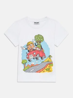 T-shirt z nadrukiem Moschino