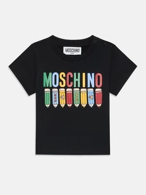 T-shirt z nadrukiem Moschino