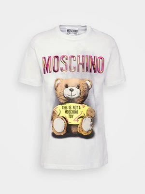 T-shirt z nadrukiem Moschino