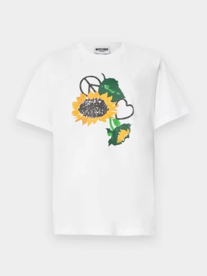 T-shirt z nadrukiem MOSCHINO