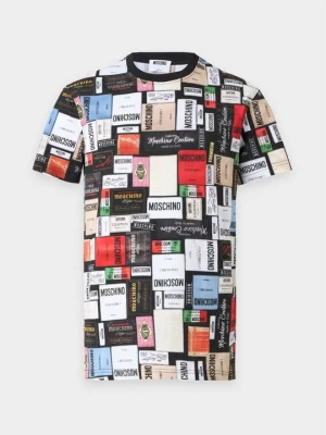 T-shirt z nadrukiem MOSCHINO