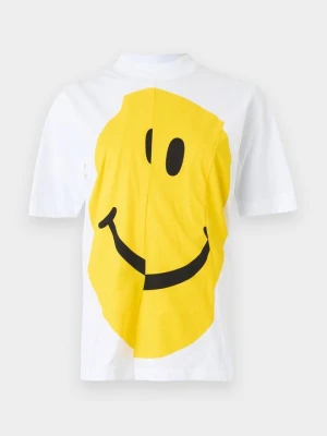 T-shirt z nadrukiem MOSCHINO biały