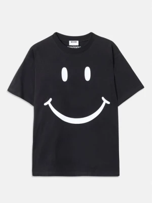 T-shirt z nadrukiem MOSCHINO biały