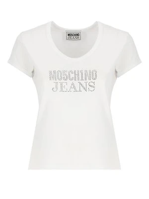 T-shirt z nadrukiem MOSCHINO JEANS