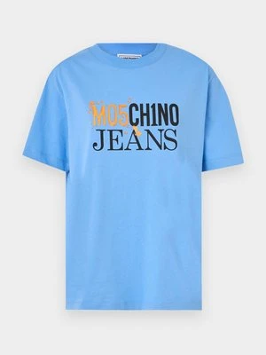 T-shirt z nadrukiem MOSCHINO JEANS