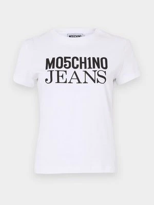 T-shirt z nadrukiem MOSCHINO JEANS