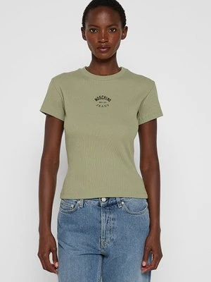 T-shirt z nadrukiem MOSCHINO JEANS