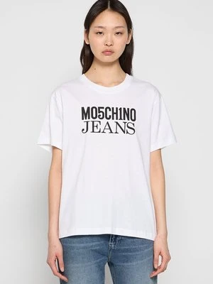 T-shirt z nadrukiem MOSCHINO JEANS