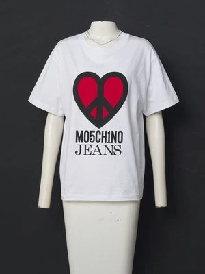 T-shirt z nadrukiem MOSCHINO JEANS