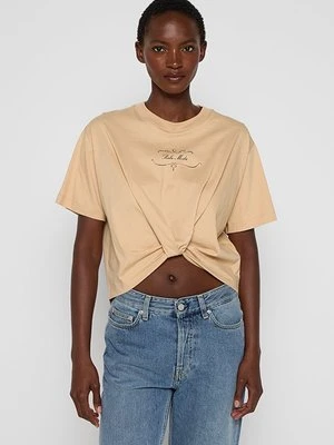 T-shirt z nadrukiem MOSCHINO JEANS