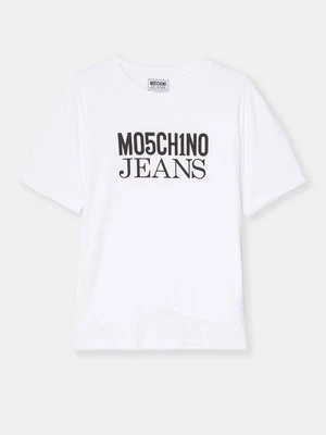 T-shirt z nadrukiem MOSCHINO JEANS