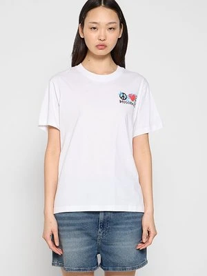 T-shirt z nadrukiem MOSCHINO JEANS