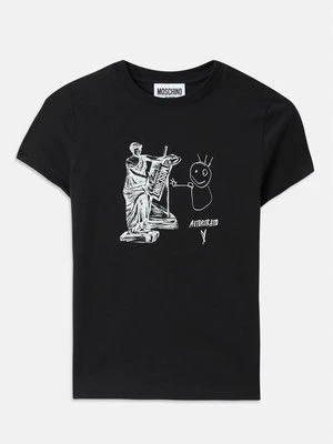 T-shirt z nadrukiem MOSCHINO JEANS