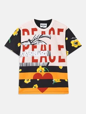 T-shirt z nadrukiem MOSCHINO JEANS