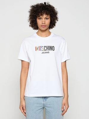 T-shirt z nadrukiem MOSCHINO JEANS