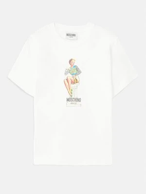 T-shirt z nadrukiem MOSCHINO JEANS