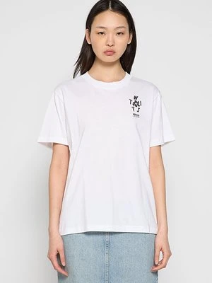 T-shirt z nadrukiem MOSCHINO JEANS