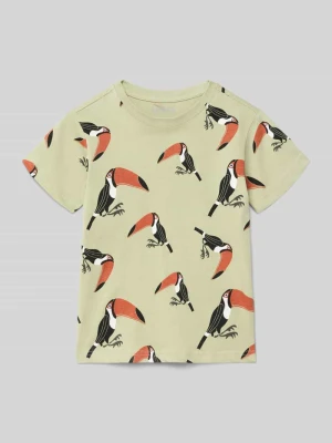 T-shirt z nadrukiem motywu BLUE SEVEN Khaki