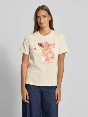 T-shirt z nadrukiem motywu comma