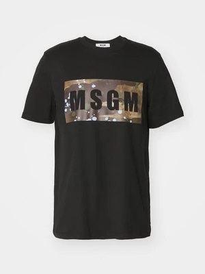 T-shirt z nadrukiem MSGM
