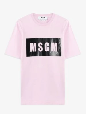 T-shirt z nadrukiem MSGM