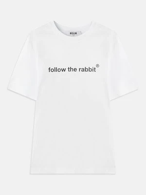 T-shirt z nadrukiem MSGM
