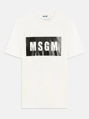 T-shirt z nadrukiem MSGM