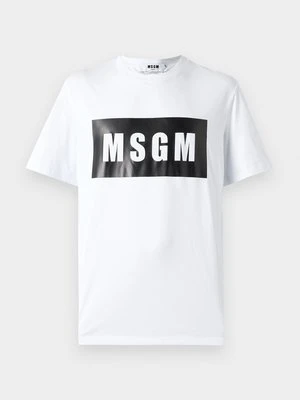 T-shirt z nadrukiem MSGM