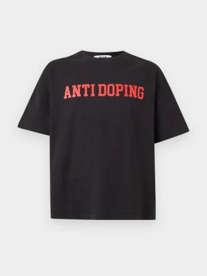 T-shirt z nadrukiem MSGM czarny