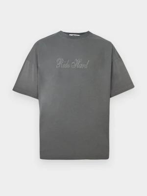 T-shirt z nadrukiem MSGM szary