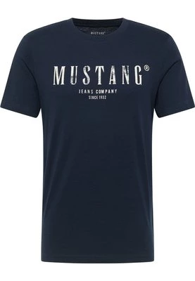 T-shirt z nadrukiem mustang