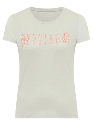 T-shirt z nadrukiem mustang