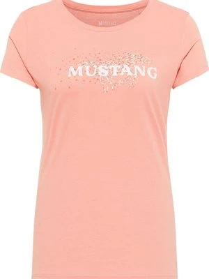 T-shirt z nadrukiem mustang