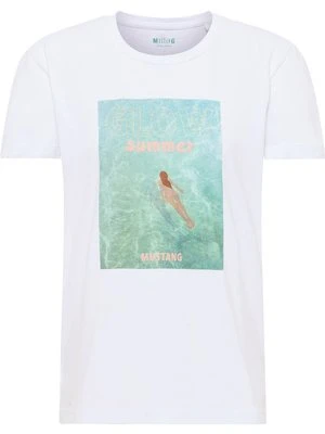 T-shirt z nadrukiem mustang