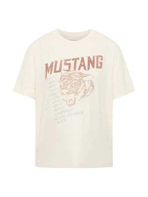 T-shirt z nadrukiem mustang