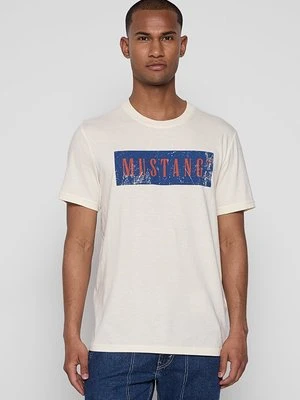 T-shirt z nadrukiem mustang