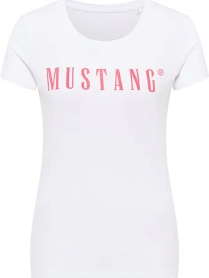 T-shirt z nadrukiem mustang