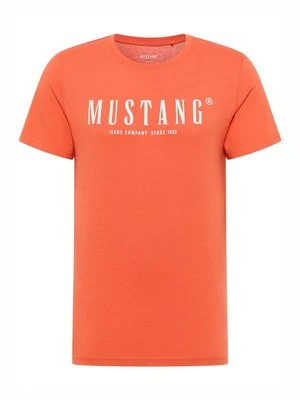 T-shirt z nadrukiem mustang
