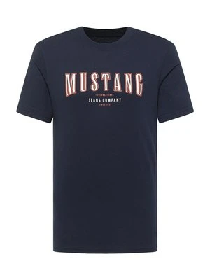 T-shirt z nadrukiem mustang