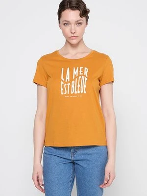 T-shirt z nadrukiem mustang