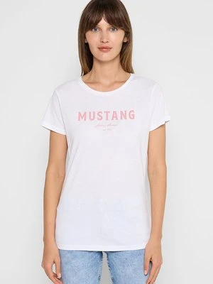 T-shirt z nadrukiem mustang