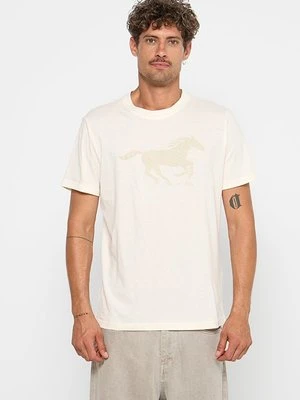 T-shirt z nadrukiem mustang