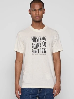 T-shirt z nadrukiem mustang
