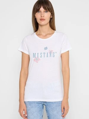 T-shirt z nadrukiem mustang