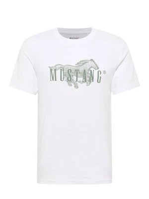 T-shirt z nadrukiem mustang