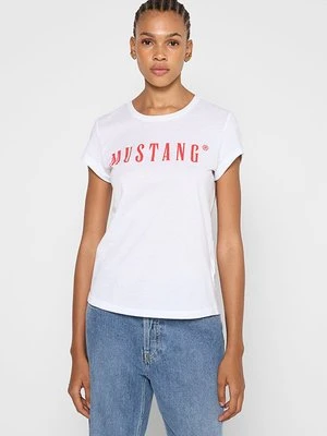 T-shirt z nadrukiem mustang