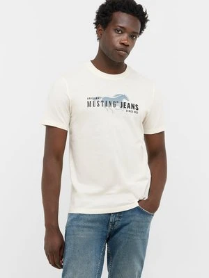 T-shirt z nadrukiem mustang